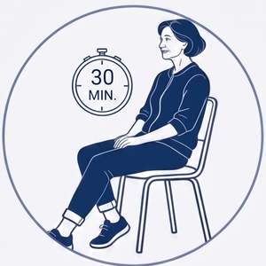 Sitting for more than 30 minutes