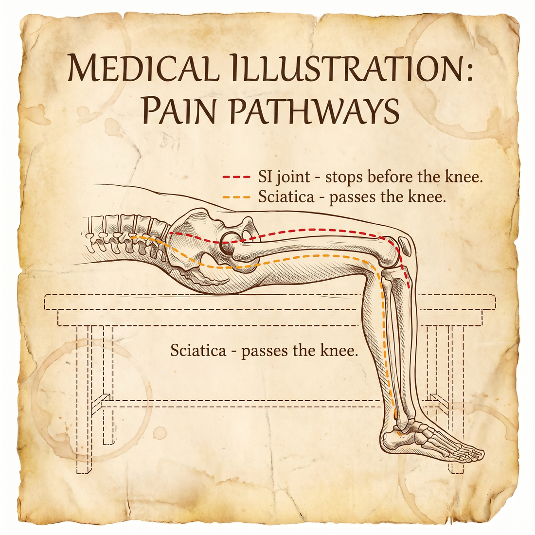 Lower Back Pain That Is Not Sciatica: The 5-Second Test for the Real Cause