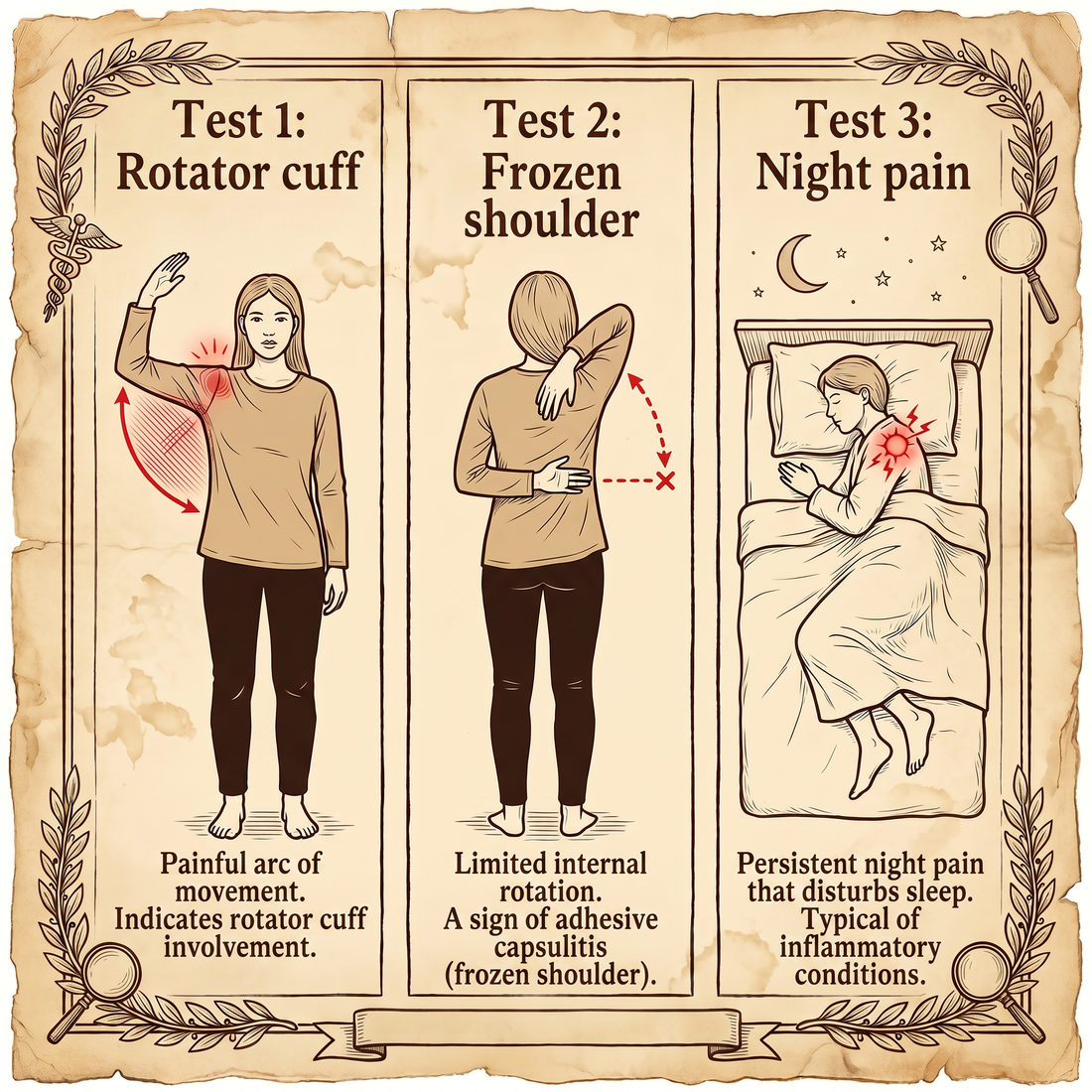 Shoulder Pain or Frozen Shoulder? Three 30-Second Tests That Reveal the Cause