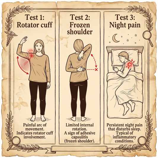 Shoulder Pain or Frozen Shoulder? Three 30-Second Tests That Reveal the Cause